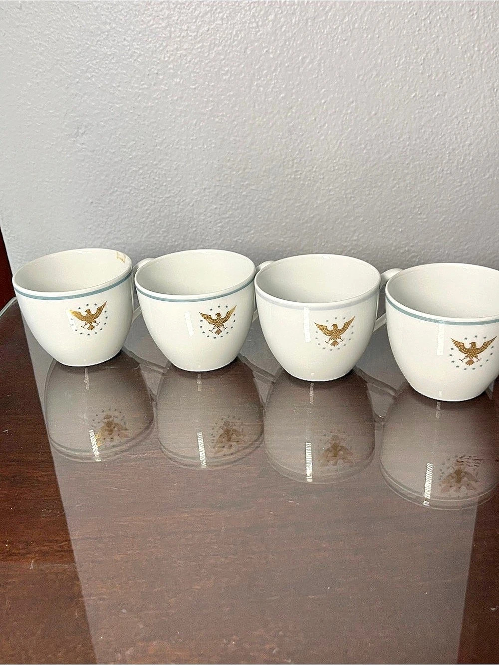 PAN AM Airlines Noritake President Demitasse Expresso Cups Set of 4, Vintage